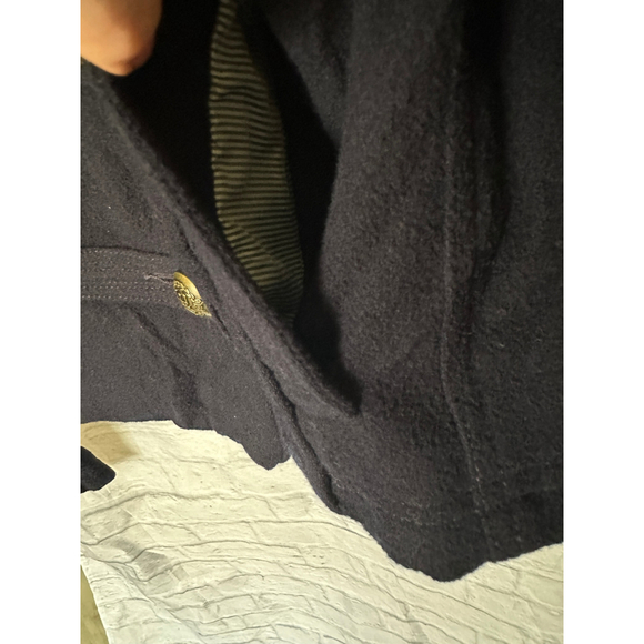 Vintage American Eagle Outfitters Military Jacket L Navy - Picture 4 of 6